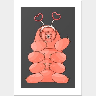 Tardigrade is ready for Valentines Day party Posters and Art